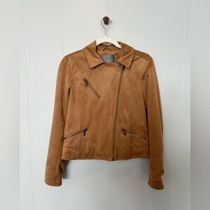 Anthropologie suede jacket